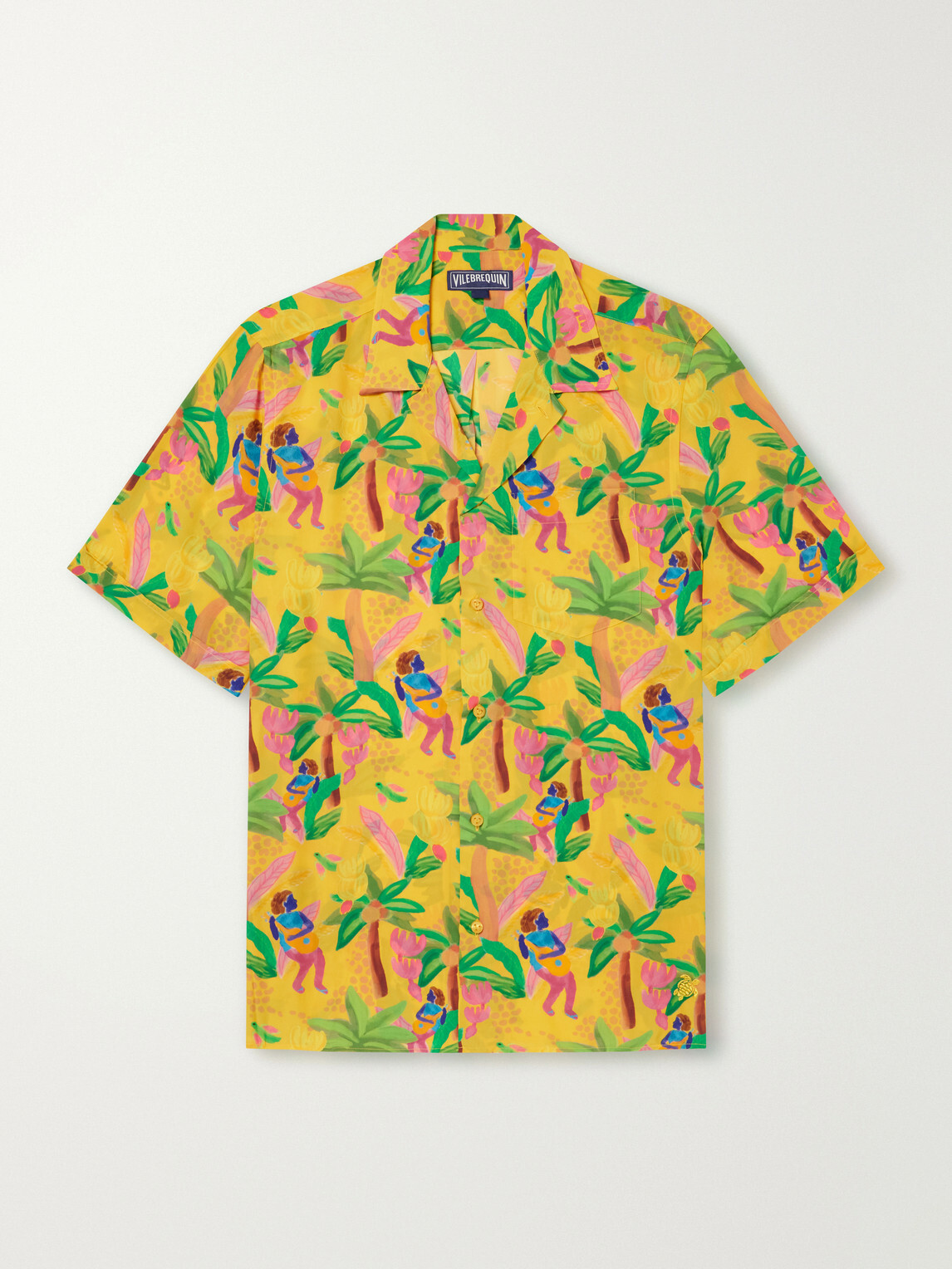 Vilebrequin - Charli Camp-Collar Printed Habotai Shirt - Multi