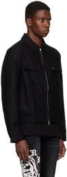 AMIRI Black Zip Up Jacket