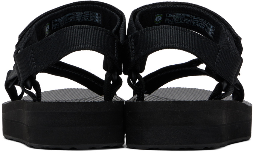 Teva Black Midform Universal Sandals