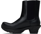 untitlab® Black Vertigo Heel Chelsea Boots