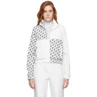 Saks Potts White Athlete Track Jacket