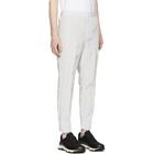 Neil Barrett Silver Reflective Sport Track Pants