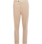 Brunello Cucinelli - Beige Sea Island Cotton-Corduroy Suit Trousers - Men - Camel