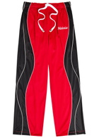 Nahmias Ollie Logo Panelled Jersey Track Pants Red