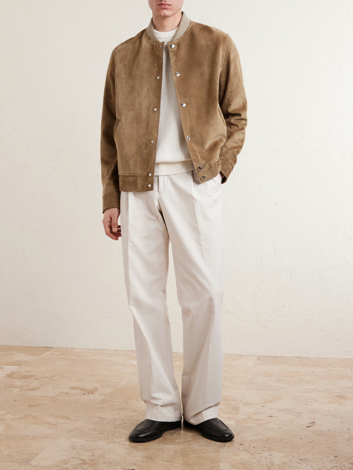 Slowear - Slim-Fit Cotton Sweater - White