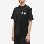 AMIRI Men's Staggered Logo T-Shirt in Black