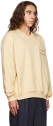 Jacquemus Yellow Le Papier 'Le Sweatshirt Santon' Sweatshirt