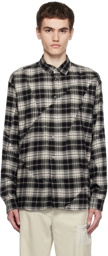 UNDERCOVER Black Check Shirt