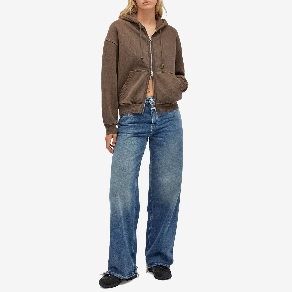 Samsøe Samsøe Women's Samsoe Samsoe Sava Hoodie in Chocolate Torte