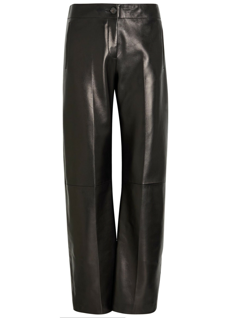 Khaite Mita Straight-leg Trousers Black