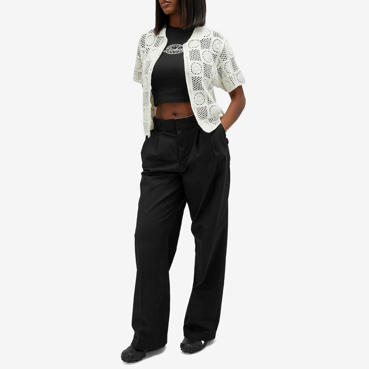 Dickies Women's Globe T-Shirt in Black