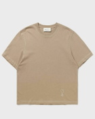SHORT SLEEVES BOXY FIT TEESHIRT WITH TOPSTITCHED AMI DE COEUR