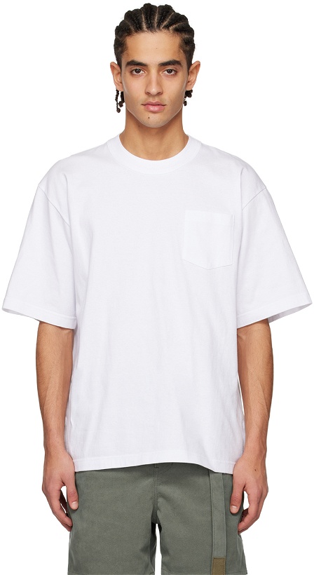 Photo: sacai White Pocket T-Shirt