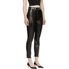 Alexander Wang Black Patent Leather Pants