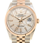 Rolex Datejust 36 Automatic Silver Palm Motif Dial Watch 126231SSPLMJ