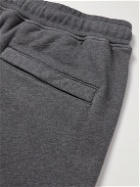 Stone Island - Slim-Fit Tapered Logo-Appliquéd Cotton-Jersey Cargo Sweatpants - Gray
