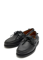 Polo Ralph Lauren Merton Grained Leather Loafers Black