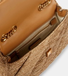 Tory Burch Kira Small raffia shoulder bag