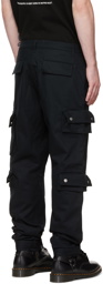 Reese Cooper Black Harness Cargo Pants