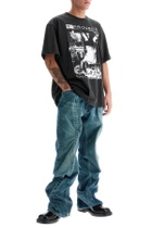 Y PROJECT t-shirt with printed pinch Black