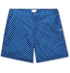 Derek Rose - Tropez Mid-Length Printed Swim Shorts - Blue