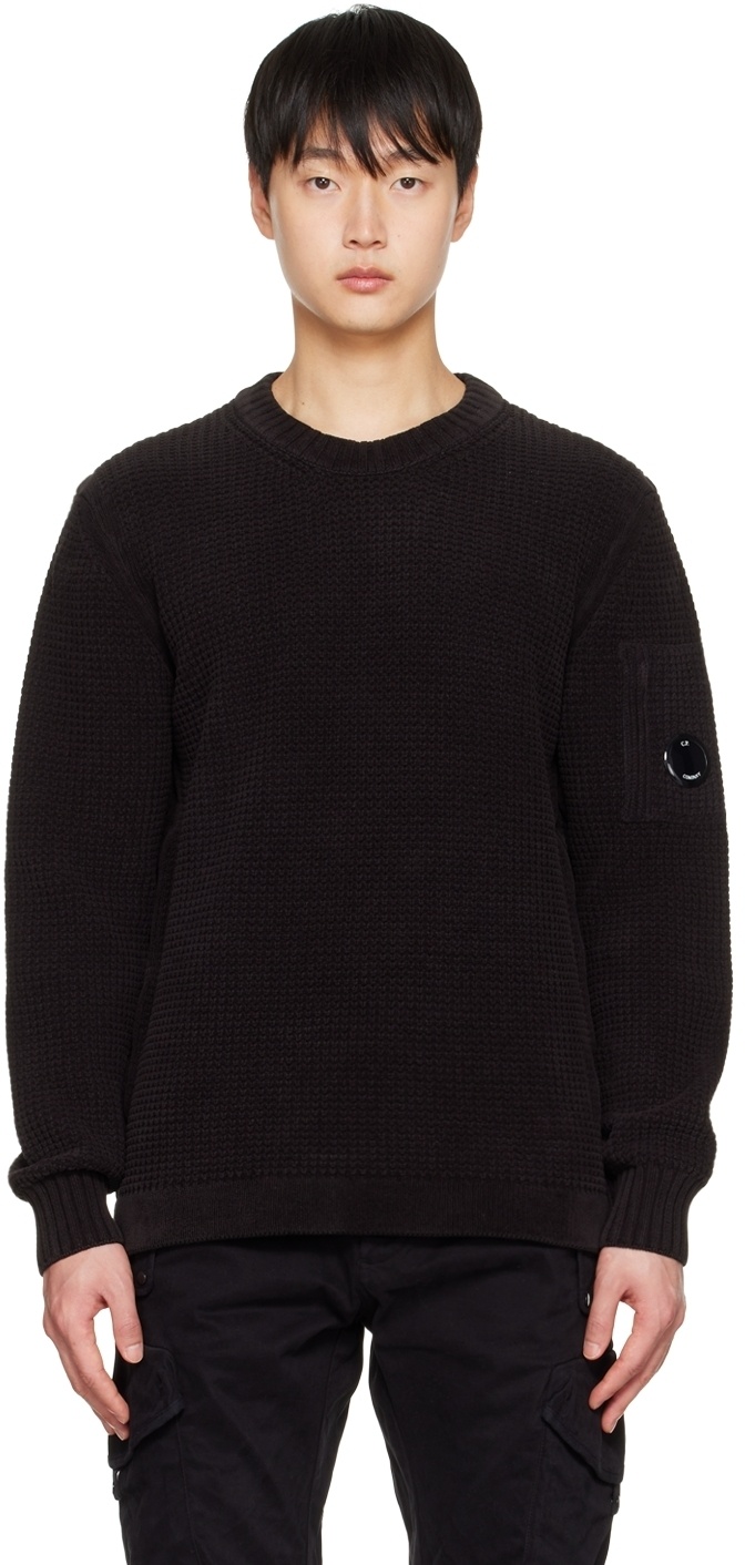Photo: C.P. Company Black Textured Sweater