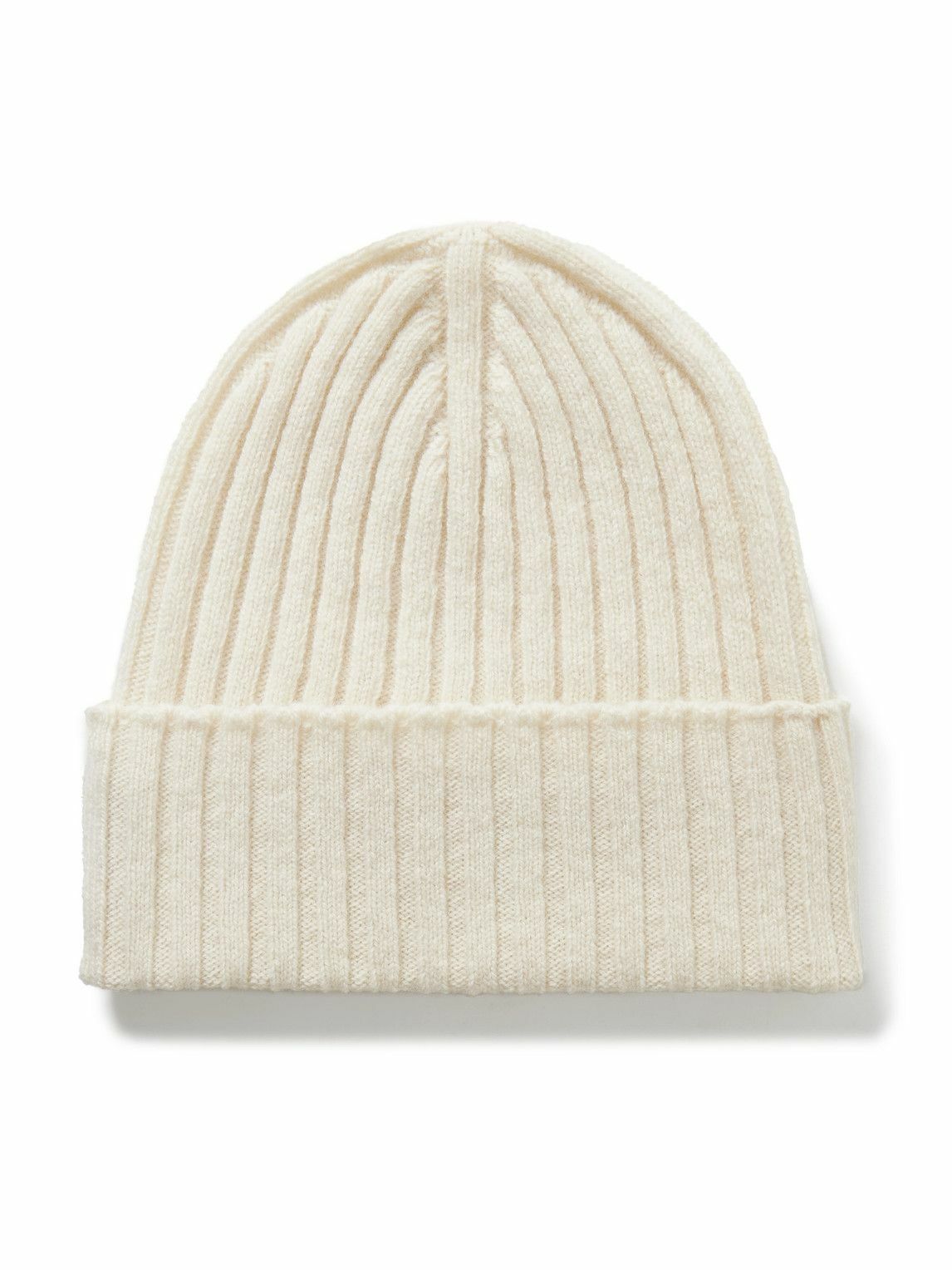 De Petrillo - Ribbed Wool and Cashmere-Blend Beanie