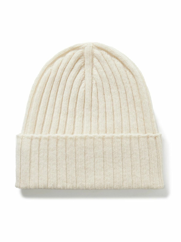 Photo: De Petrillo - Ribbed Wool and Cashmere-Blend Beanie