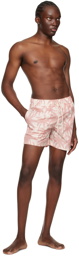 Palm Angels Off-White Palms Allover Swim Shorts