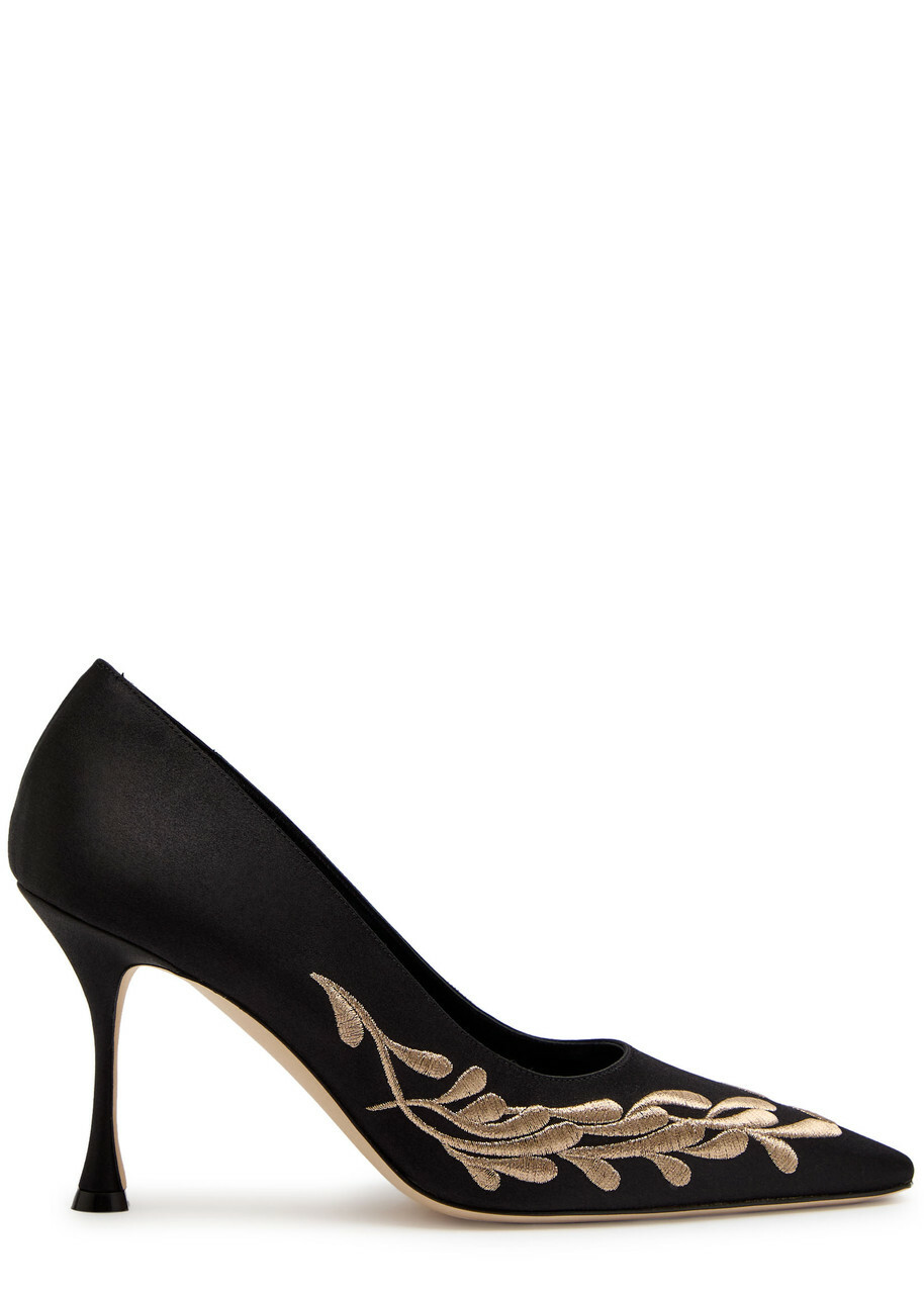 MANOLO BLAHNIK - 50mm Maidapump Satin Pumps Manolo Blahnik