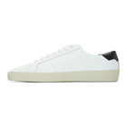 Saint Laurent White Court Classic Sneakers