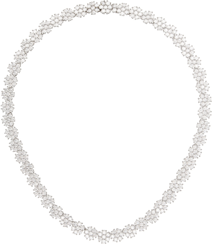 Photo: Hatton Labs Silver Daisy Tennis Chain Necklace