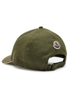Moncler Logo-embroidered Cotton cap - Khaki - One Size