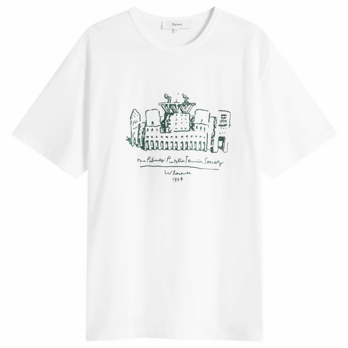 Palmes Men's Public T-Shirt in White