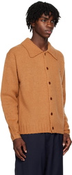 Acne Studios Brown Embroidered Cardigan