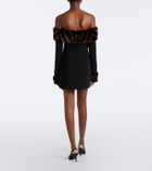 Retrofête Elspeth off-shoulder minidress
