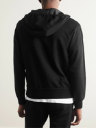 Zegna - Stretch-Cotton Jersey Zip-Up Hoodie - Black