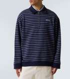 Miu Miu Striped cotton polo sweater