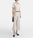 'S Max Mara Bingo embellished cotton-blend T-shirt