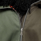 (di)vision Women's Bomber Split Jacket in Green/Brown