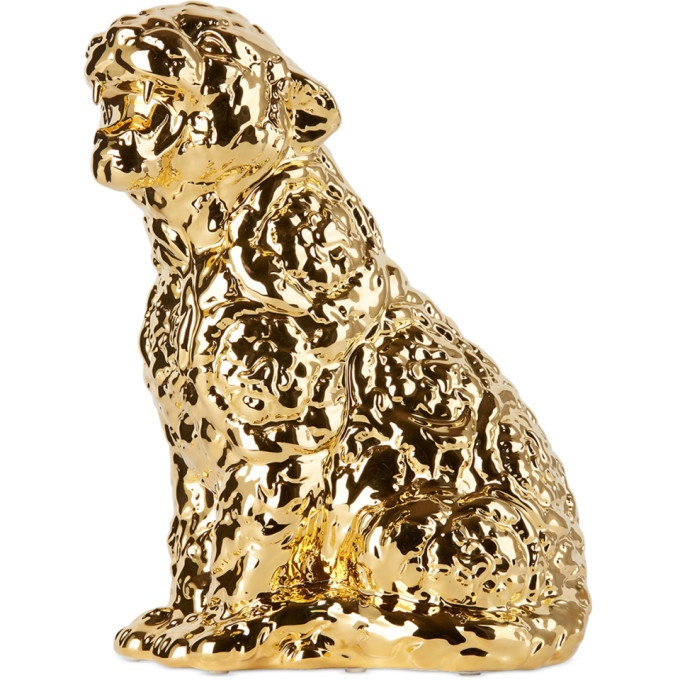 Photo: Versace Gold Small Rokko Cheetah Sculpture
