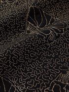 SAINT LAURENT - Embroidered Crepe de Chine Jacket - Black