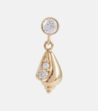 Sophie Bille Brahe - Conque de Diamant 18kt gold single earring with diamond