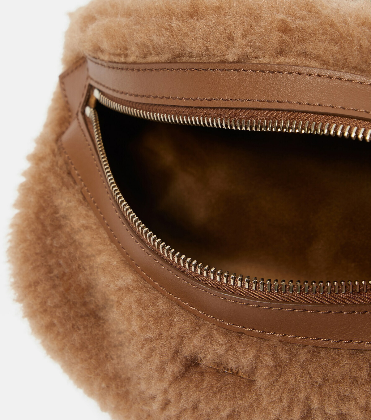 Teddy Banane wool and silk-blend belt bag