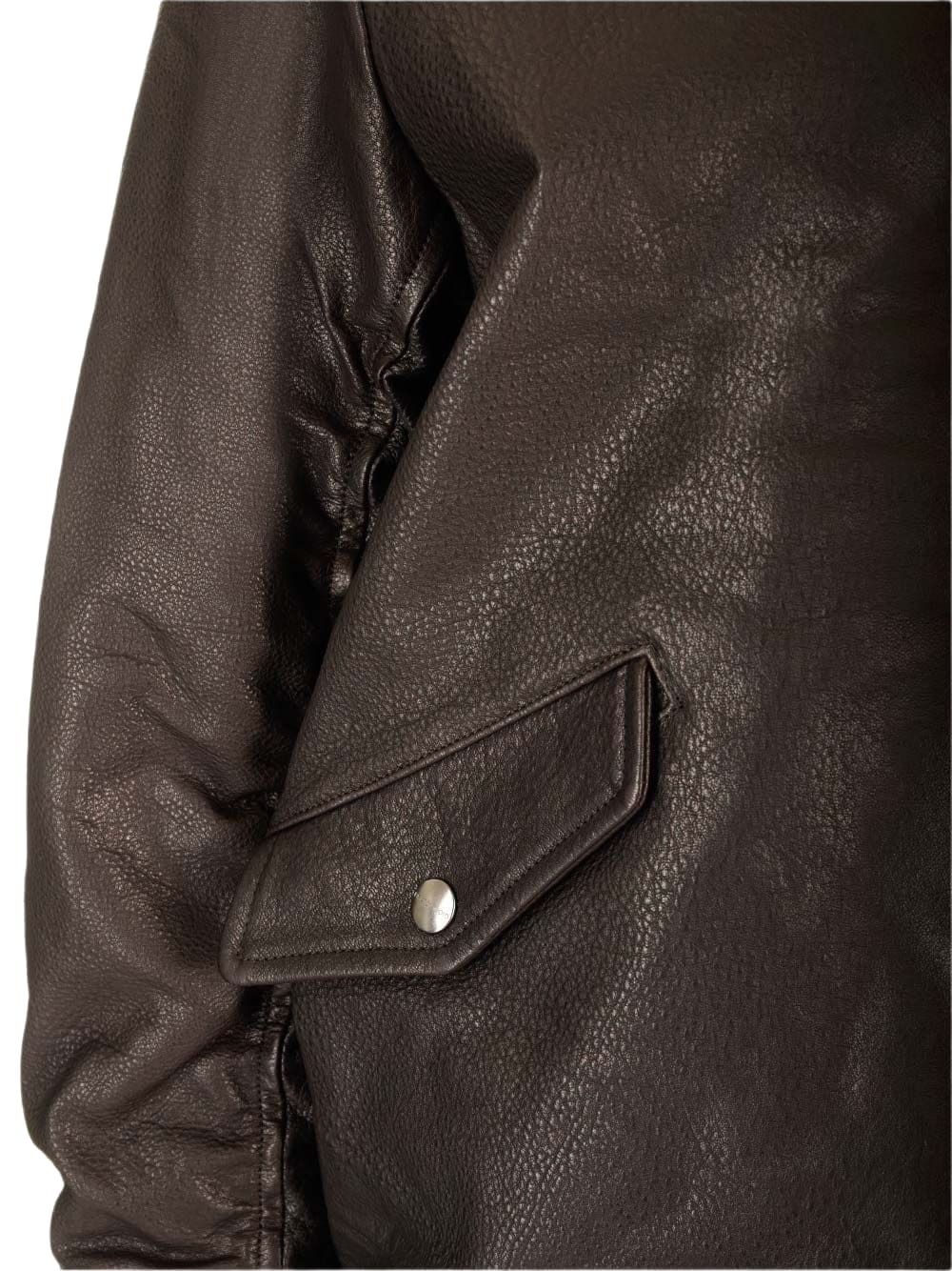 Giorgio Brato Brown Lambskin Bomber Jacket
