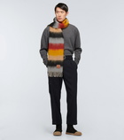 Loewe - Mohair-blend striped scarf