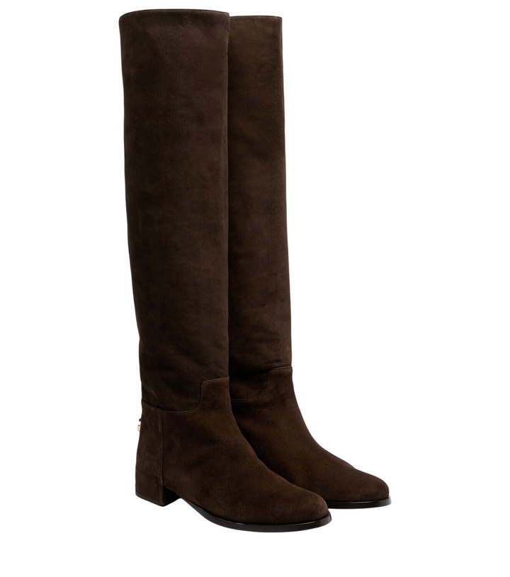 Photo: Dolce&Gabbana Suede over-the-knee boots