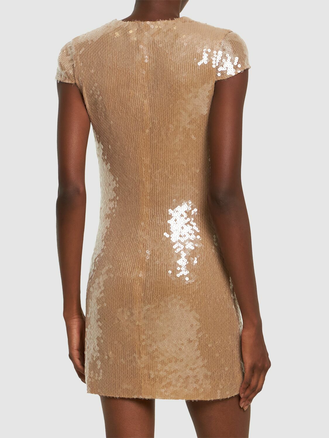 16arlington sior sequined mini dress 16arlington Sior Mini Dress - White