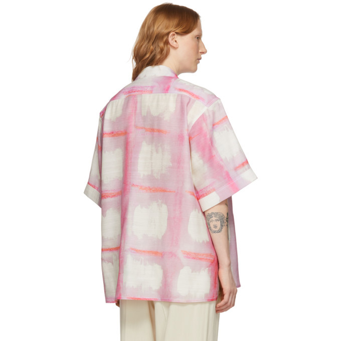 Jacquemus Pink La Chemise Vallena Short Sleeve Shirt Jacquemus