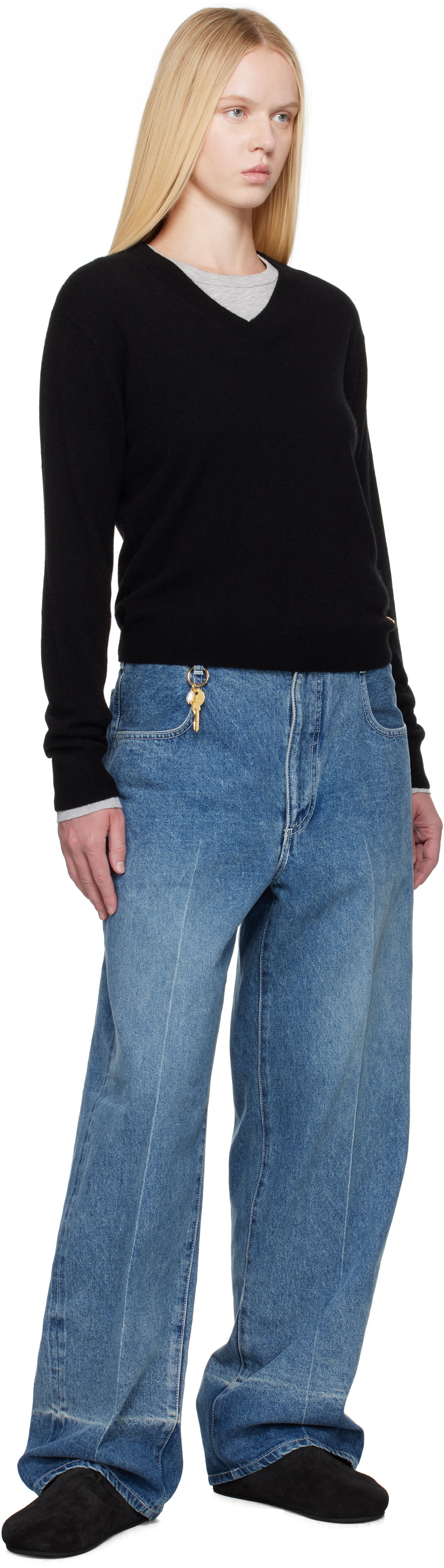 ÉTERNE Black Lennox Sweater